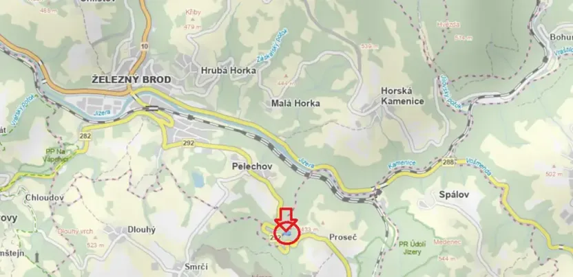Prodej lesa, Železný Brod, 4901 m2