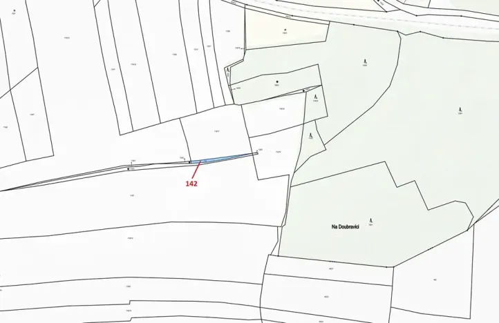 Dražba pozemku, Nerestce, 145 m2