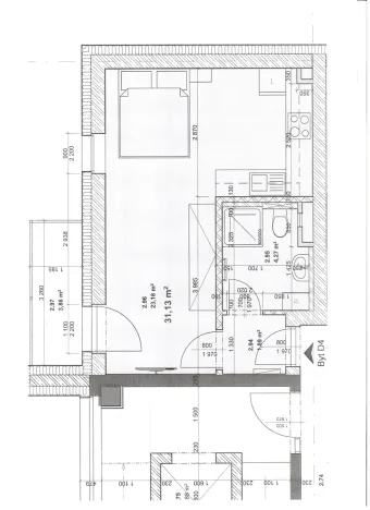 Prodej bytu 1+kk, Plzeň, Zahradní, 36 m2