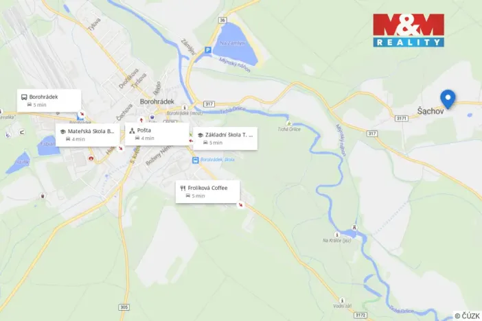 Prodej pozemku pro bydlení, Borohrádek - Šachov, 1787 m2