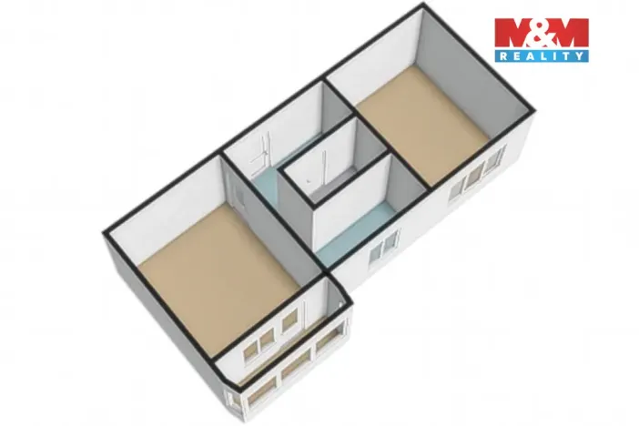 Prodej bytu 2+1, Karviná - Mizerov, Majakovského, 56 m2