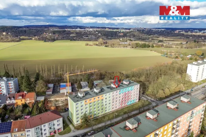 Pronájem bytu 1+1, Plzeň - Skvrňany, Křimická, 36 m2