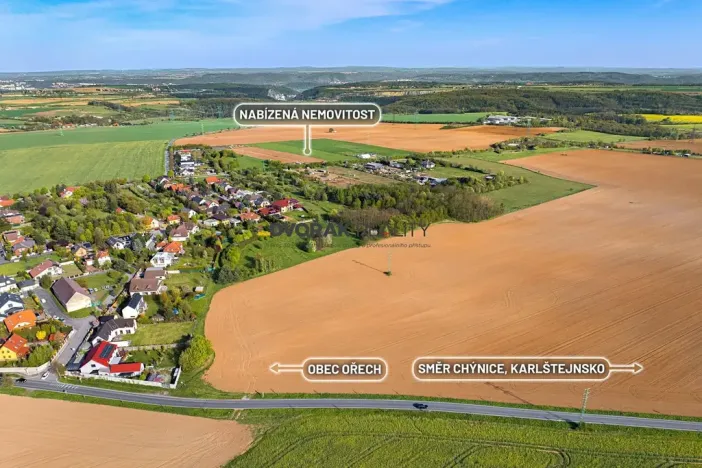 Prodej komerčního pozemku, Ořech, Kopaninská, 571 m2
