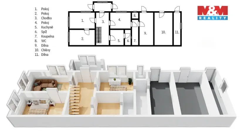 Prodej chalupy, Stachy - Úbislav, 93 m2