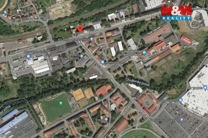 Pronájem bytu 2+kk, Karlovy Vary - Dvory, Chebská, 79 m2
