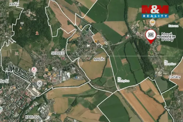 Prodej rodinného domu, Nové Dvory, Havlíčkova, 75 m2