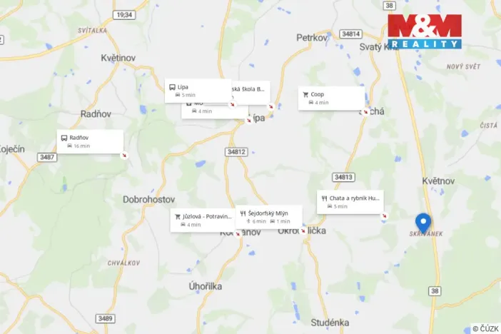 Prodej rodinného domu, Okrouhlička - Skřivánek, 65 m2