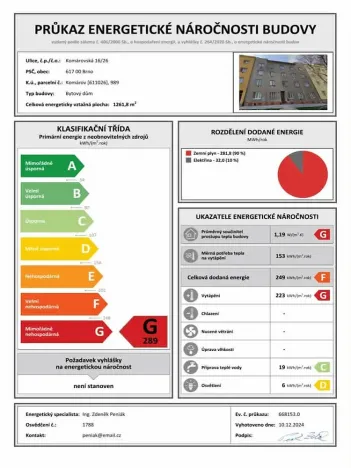 Prodej bytu 2+1, Brno - Komárov, Komárovská, 65 m2