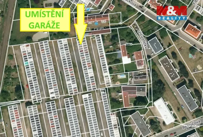 Pronájem garáže, Hradec Králové, U Zvoničky, 18 m2