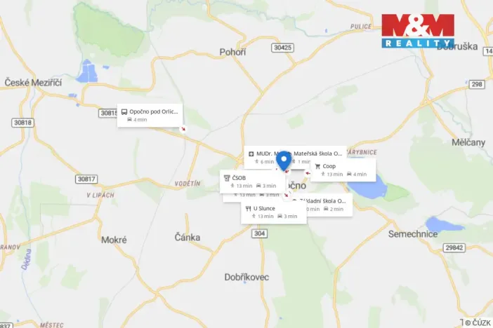 Pronájem bytu 1+1, Opočno, Krátká, 32 m2