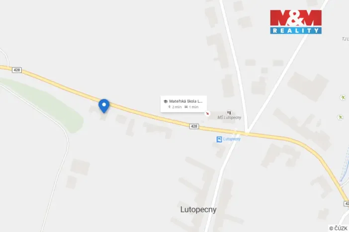 Prodej rodinného domu, Lutopecny, 61 m2