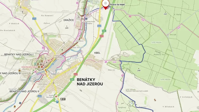 Prodej pole, Benátky nad Jizerou, 24904 m2