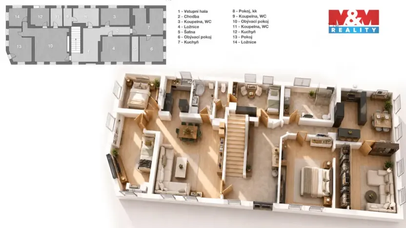 Prodej rodinného domu, Mařenice, 1190 m2