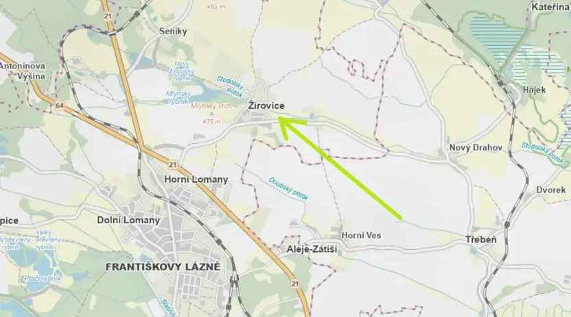 Prodej pozemku pro bydlení, Františkovy Lázně, 3240 m2