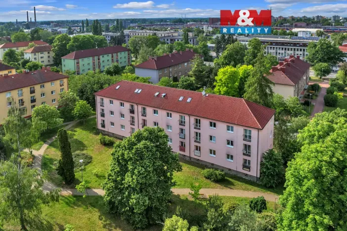 Pronájem bytu 2+1, Pardubice - Zelené Předměstí, Wolkerova, 48 m2