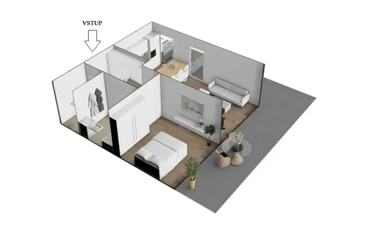 Pronájem bytu 2+kk, Brno, Kollárova, 85 m2