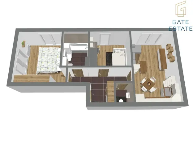 Prodej bytu 3+kk, Mukařov, Šípková, 55 m2