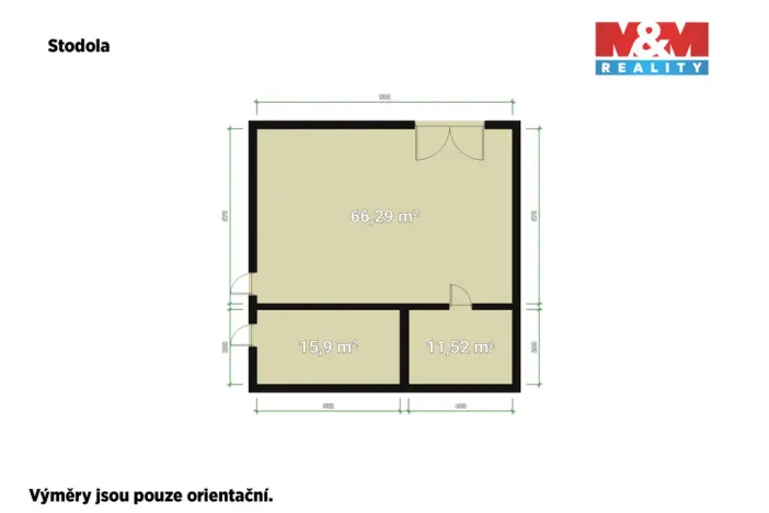 Prodej rodinného domu, Praha - Horní Počernice, Šplechnerova, 67 m2
