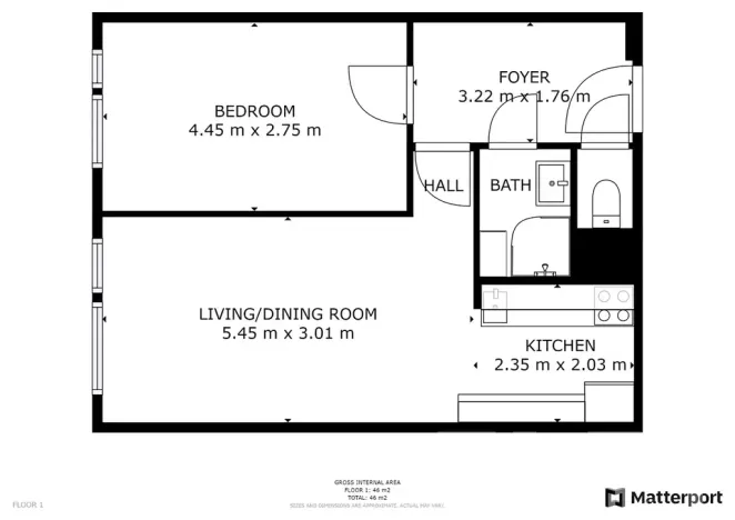 Prodej bytu 2+kk, Praha - Letňany, Ostravská, 46 m2