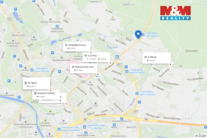 Pronájem obchodního prostoru, Frýdek-Místek - Frýdek, Bruzovská, 120 m2