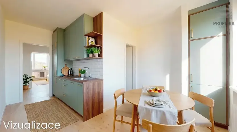 Prodej bytu 3+1, Hrušovany u Brna, Sídliště, 73 m2