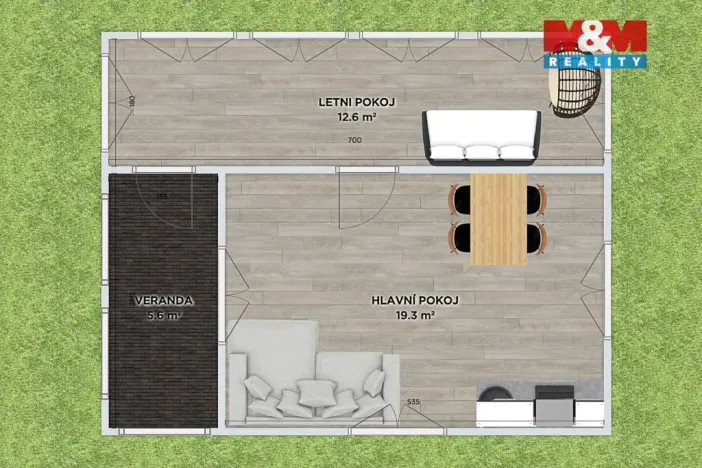 Prodej chaty, Chocerady, 32 m2