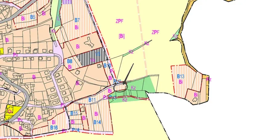 Prodej pozemku, Nemile, 705 m2