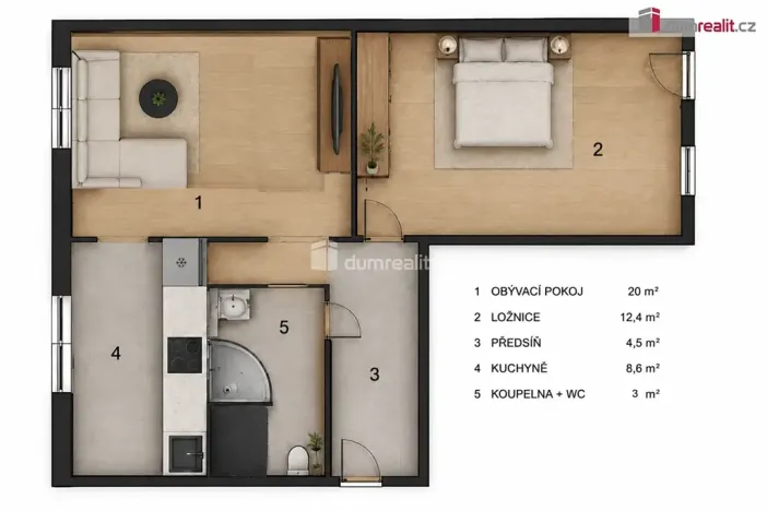 Prodej bytu 2+1, Sokolov, Sokolovská, 51 m2