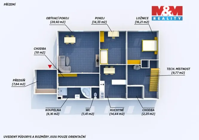 Pronájem rodinného domu, Břasy, 112 m2