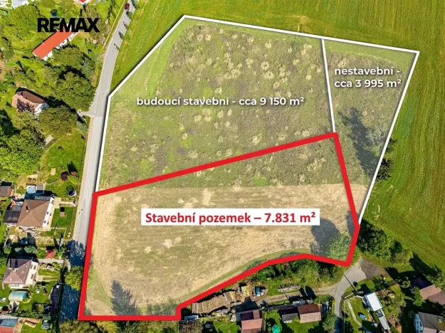 Prodej komerčního pozemku, Humpolec, 7831 m2