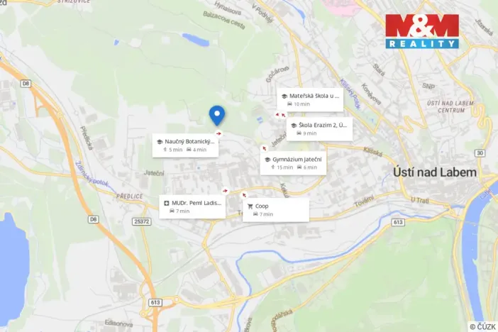 Prodej zahrady, Ústí nad Labem - Klíše, 700 m2