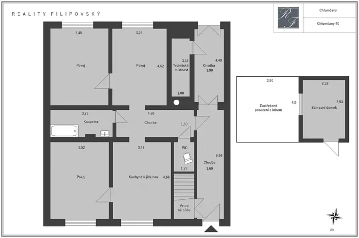 Prodej rodinného domu, Chlumčany, 115 m2