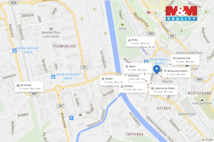 Pronájem obchodního prostoru, Semily, Špidlenova, 106 m2