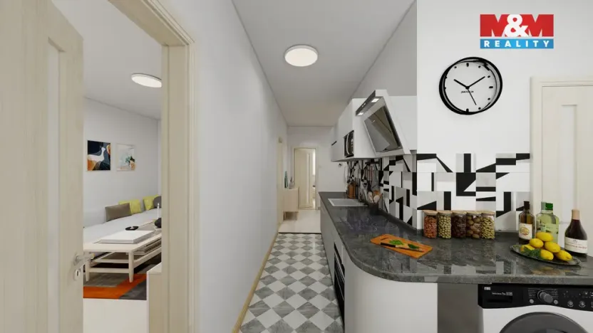 Prodej bytu 2+1, Děčín - Děčín III-Staré Město, Rakovnická, 63 m2