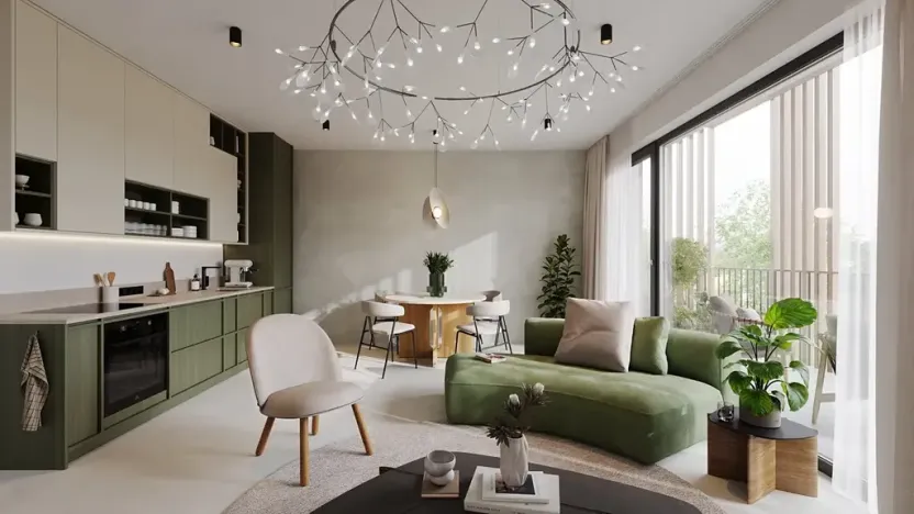 Prodej bytu 1+kk, Praha - Kbely, K Vinoři, 34 m2