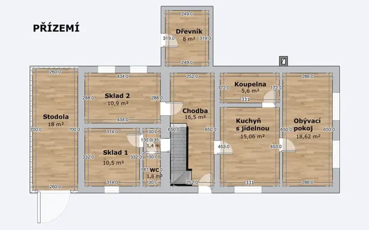 Prodej chalupy, Tetín, 130 m2