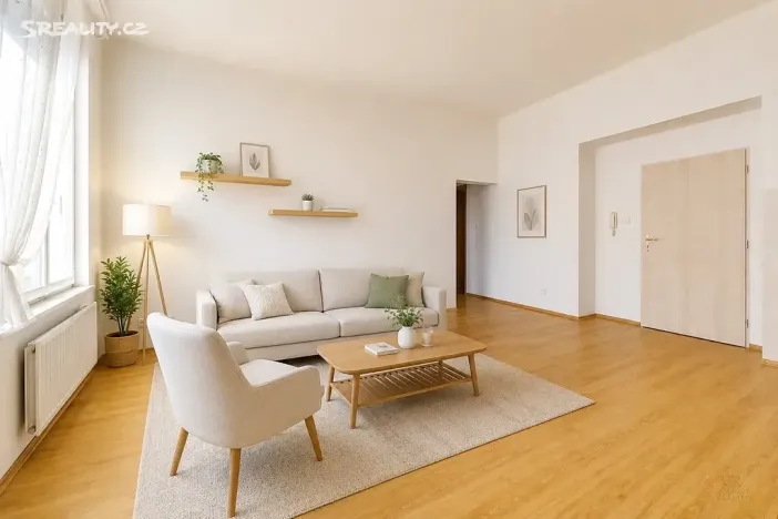 Pronájem bytu 2+kk, Praha - Nusle, Boleslavova, 48 m2
