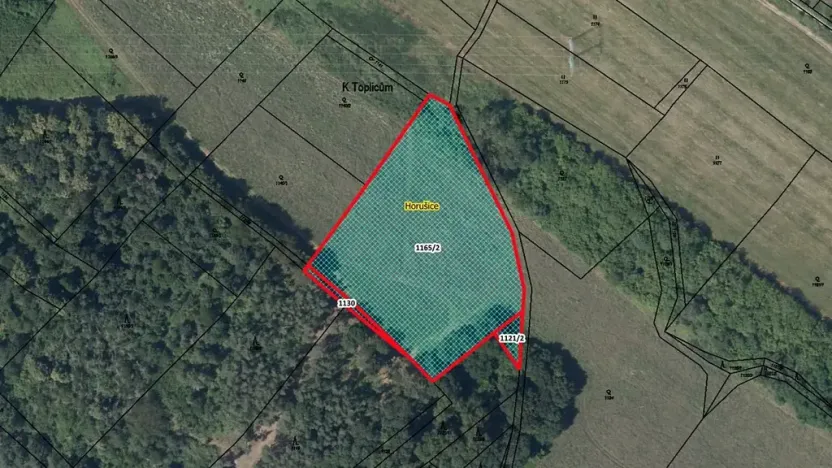 Prodej pozemku, Horušice, 8636 m2