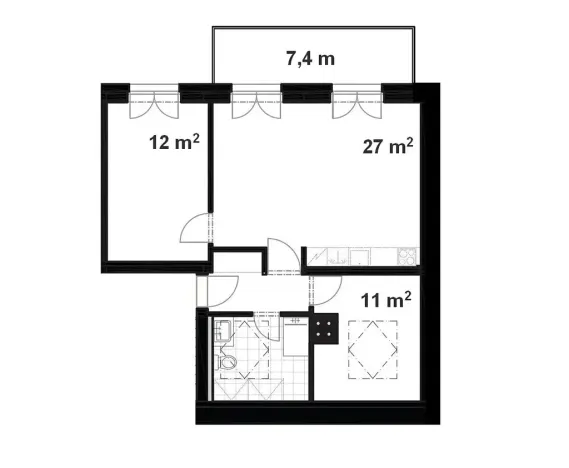 Prodej bytu 3+kk, Brno, Provazníkova, 62 m2