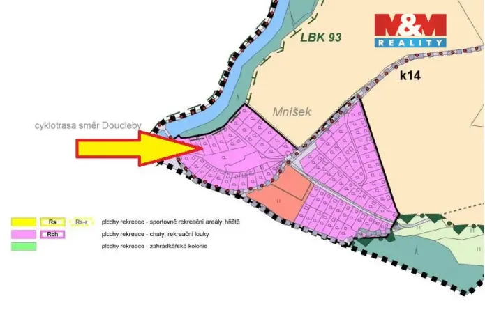 Prodej pozemku pro bydlení, Vamberk, Mníšek, 466 m2