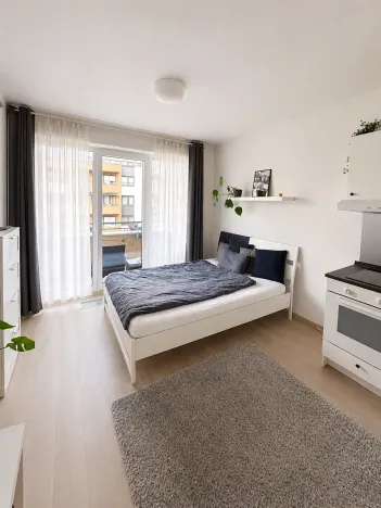 Pronájem bytu 1+kk, Praha - Třebonice, Do zahrádek II, 30 m2
