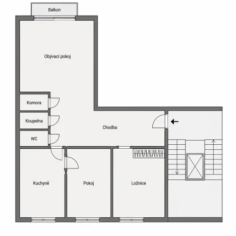 Prodej bytu 3+1, Opava, Šrámkova, 69 m2