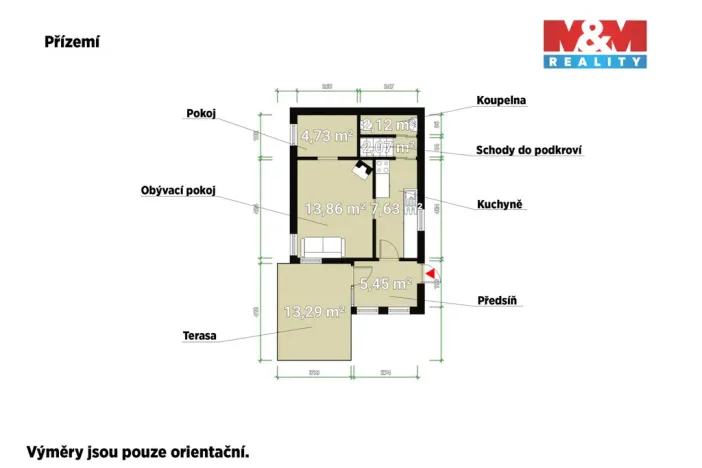 Prodej chaty, Pňovany, 64 m2