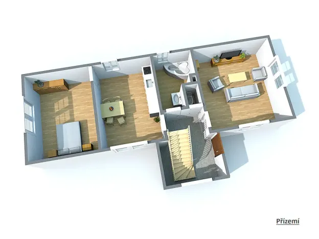 Prodej rodinného domu, Divišov - Lbosín, 187 m2