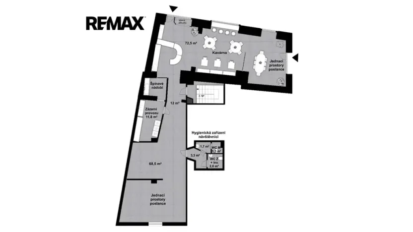 Pronájem kanceláře, Plzeň, Americká, 210 m2