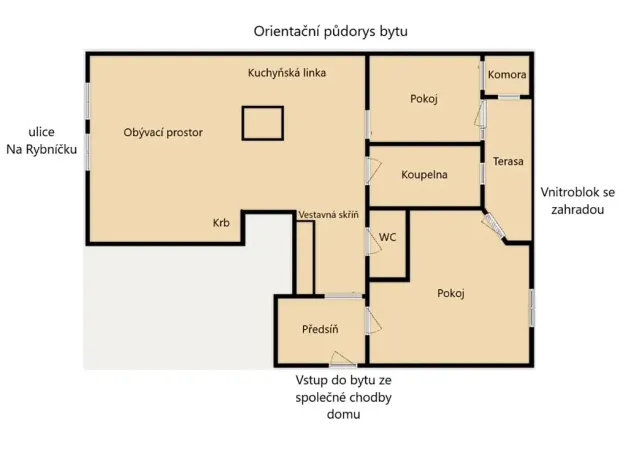 Pronájem bytu 3+kk, Opava, Na Rybníčku, 86 m2