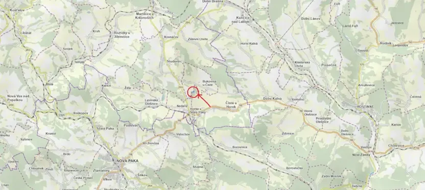 Prodej lesa, Bukovina u Čisté, 12070 m2