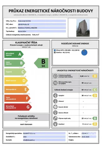 Prodej bytu 1+kk, Praha - Malešice, Počernická, 24 m2