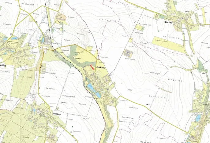 Prodej louky, Jeníkovice, 2176 m2