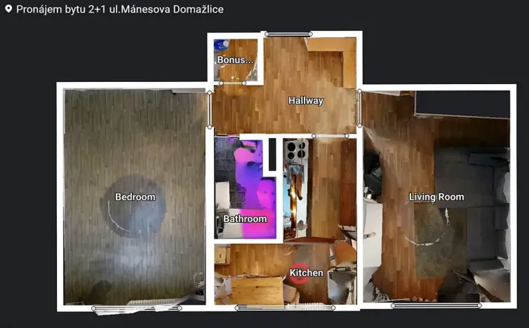 Pronájem bytu 2+1, Domažlice, Mánesova, 58 m2